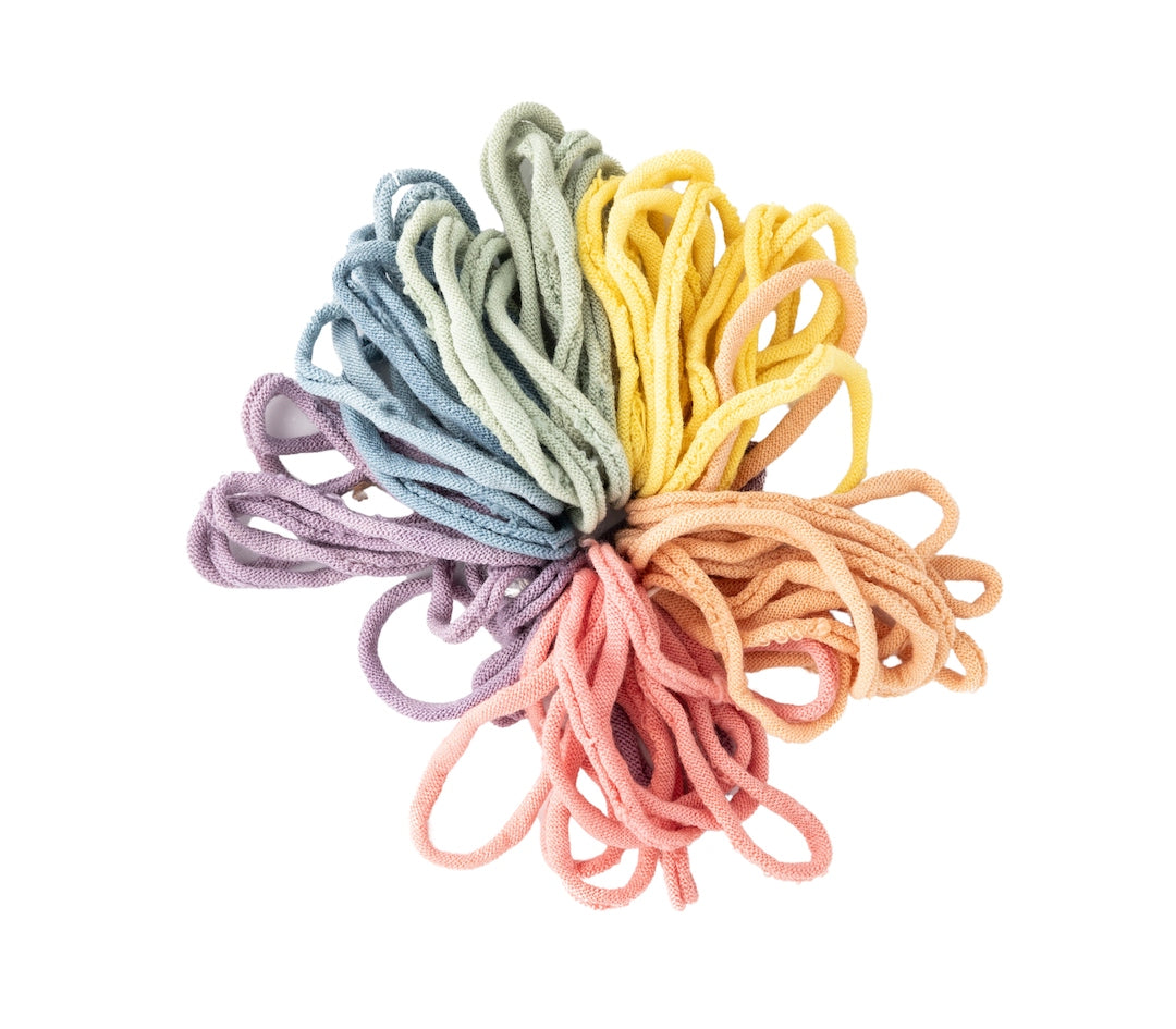 Hand Dyed Wool Loops for Small and Large Looms