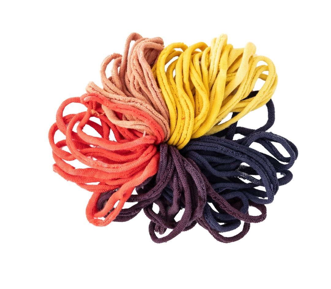 Hand Dyed Wool Loops for Small and Large Looms