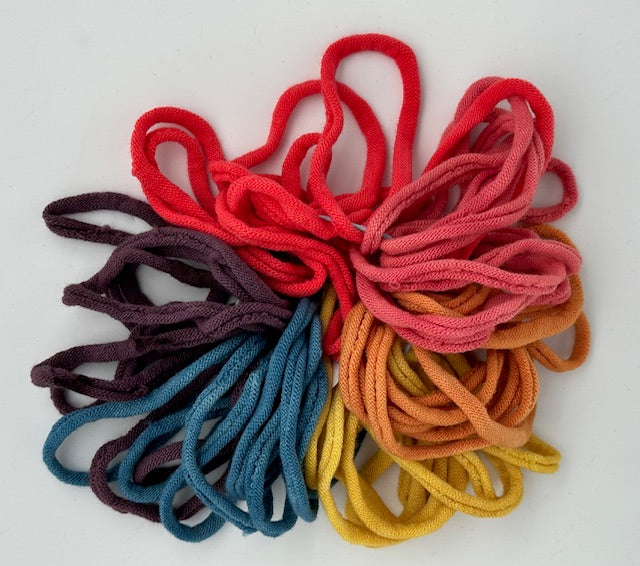 Hand Dyed Wool Loops for Small and Large Looms