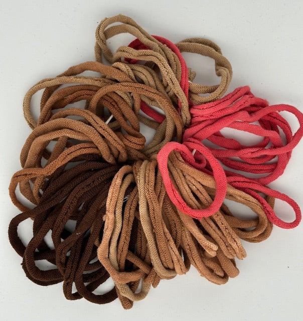 Hand Dyed Wool Loops for Small and Large Looms