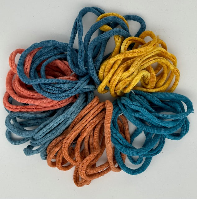 Hand Dyed Wool Loops for Small and Large Looms