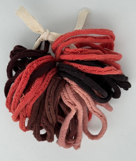 Hand Dyed Wool Loops for Small and Large Looms