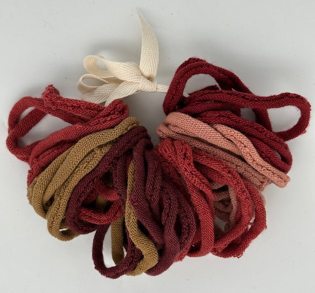 Hand Dyed Wool Loops for Small and Large Looms