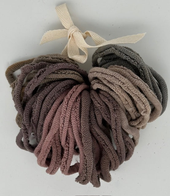 Hand Dyed Wool Loops for Small and Large Looms