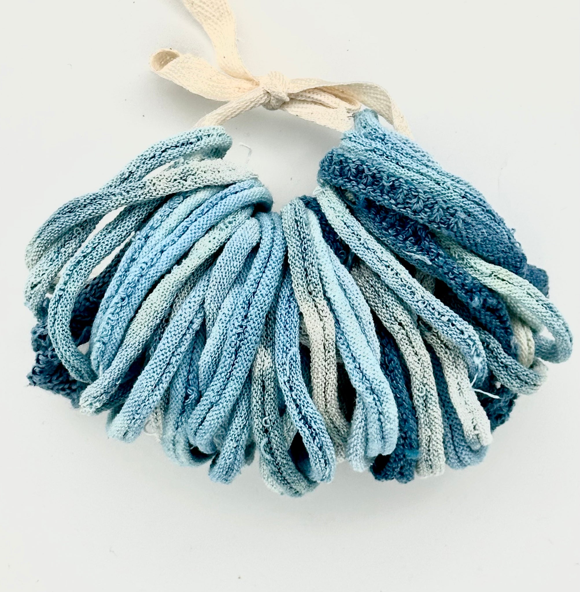 Limited Edition CottonHand Dyed Indigo loop bundles
