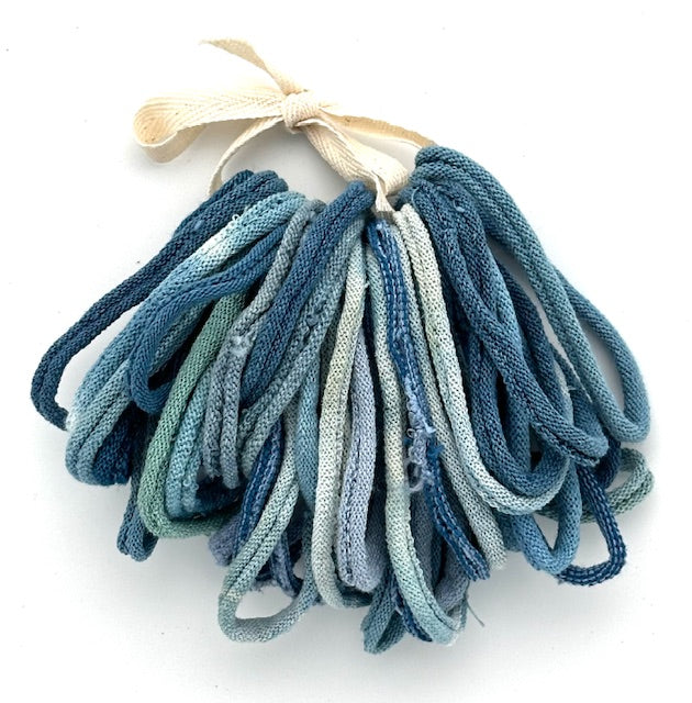 Limited Edition Cotton Hand Dyed Indigo loop bundles