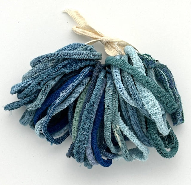 Limited Edition Cotton Hand Dyed Indigo loop bundles