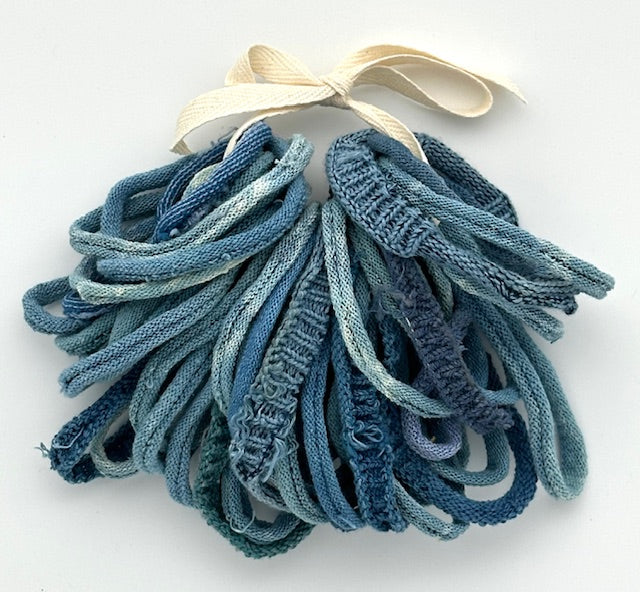 Limited Edition Cotton Hand Dyed Indigo loop bundles