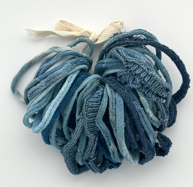 Limited Edition Cotton Hand Dyed Indigo loop bundles