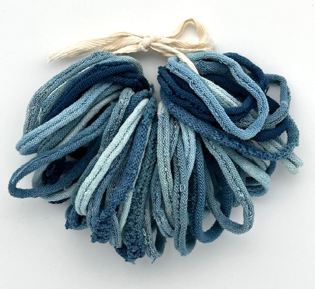 Limited Edition Cotton Hand Dyed Indigo loop bundles