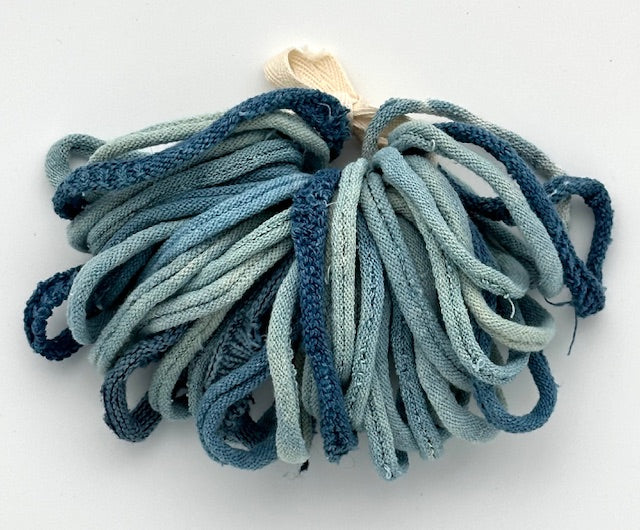 Limited Edition Cotton Hand Dyed Indigo loop bundles