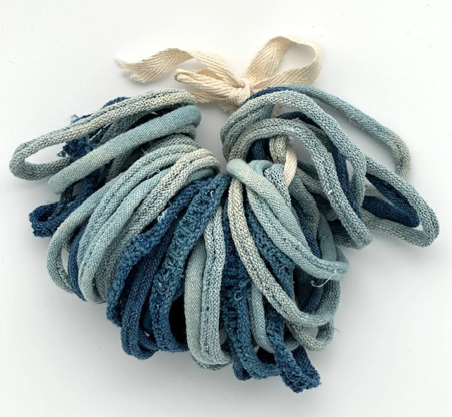 Limited Edition Cotton Hand Dyed Indigo loop bundles
