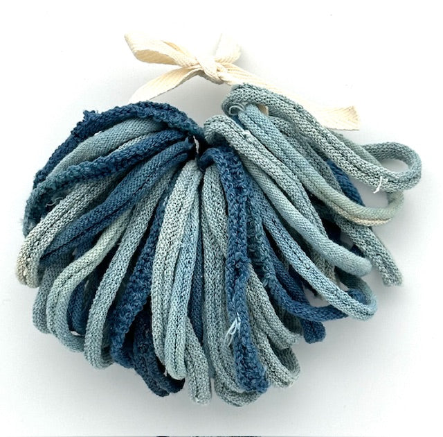 Limited Edition Cotton Hand Dyed Indigo loop bundles