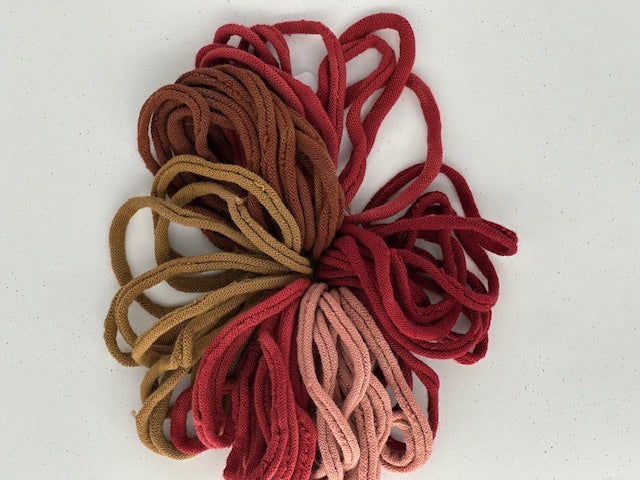 Hand Dyed Wool Loops for Small and Large Looms