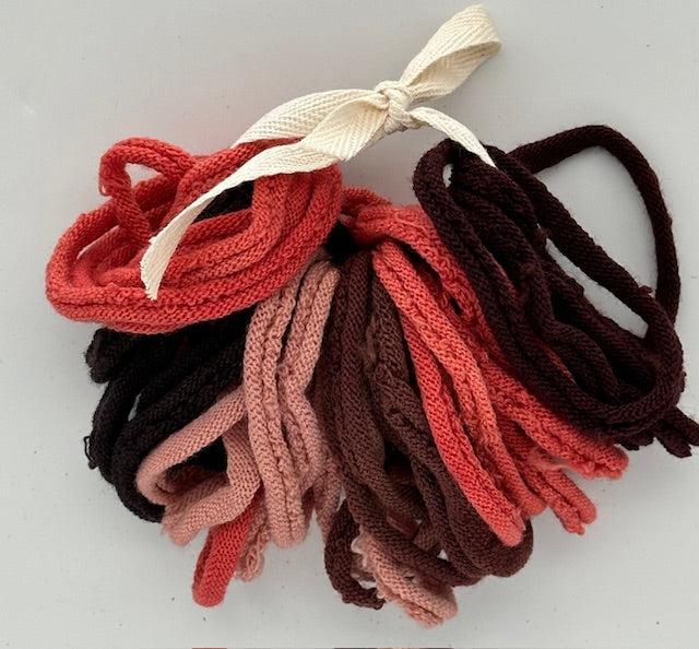 Hand Dyed Wool Loops for Small and Large Looms