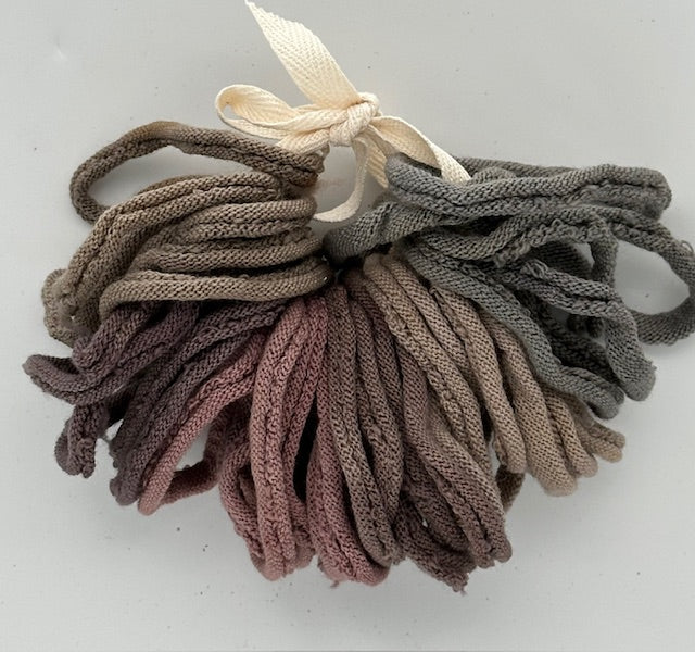 Hand Dyed Wool Loops for Small and Large Looms