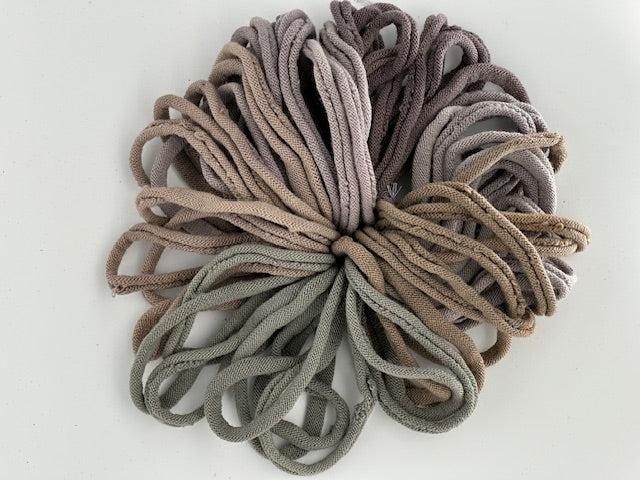 Hand Dyed Wool Loops for Small and Large Looms