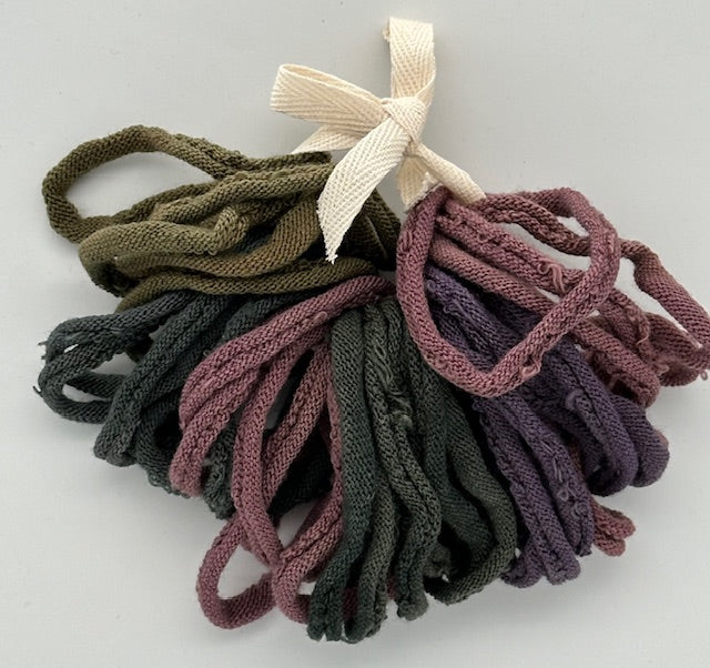 Hand Dyed Wool Loops for Small and Large Looms