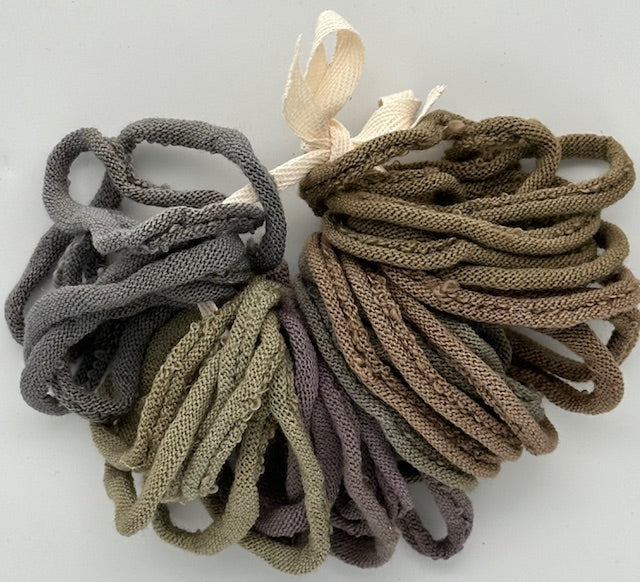 Hand Dyed Wool Loops for Small and Large Looms