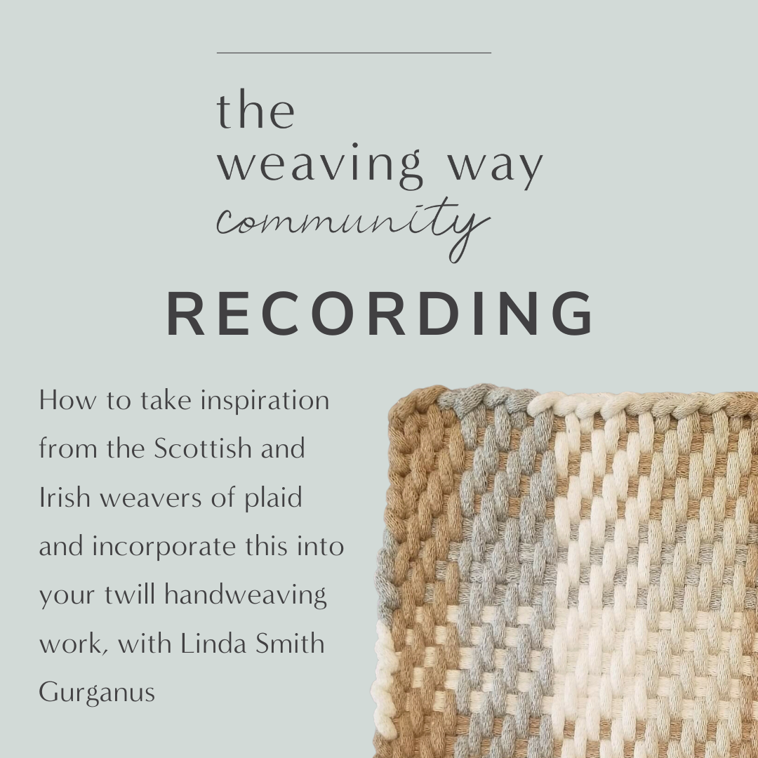 WWC Recording - Weaving Plaids with Twill with Linda Smith Gurganus