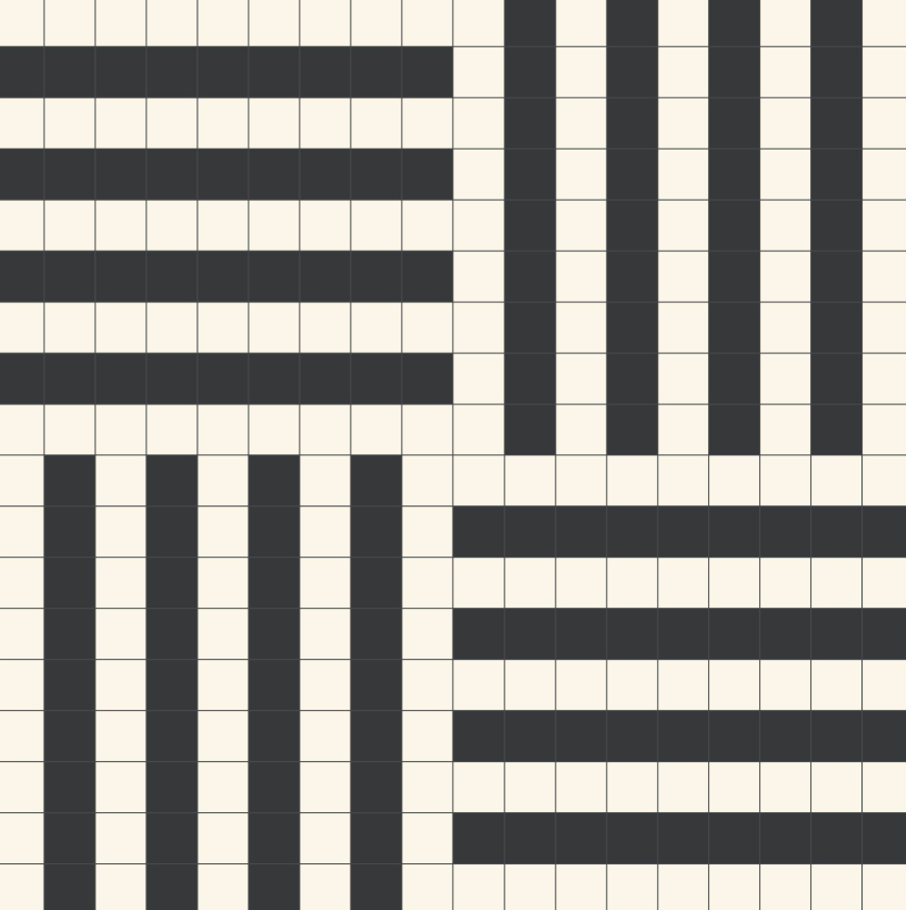 The Weaving Way Pattern E-Book - Black and White / Monochrome Edition
