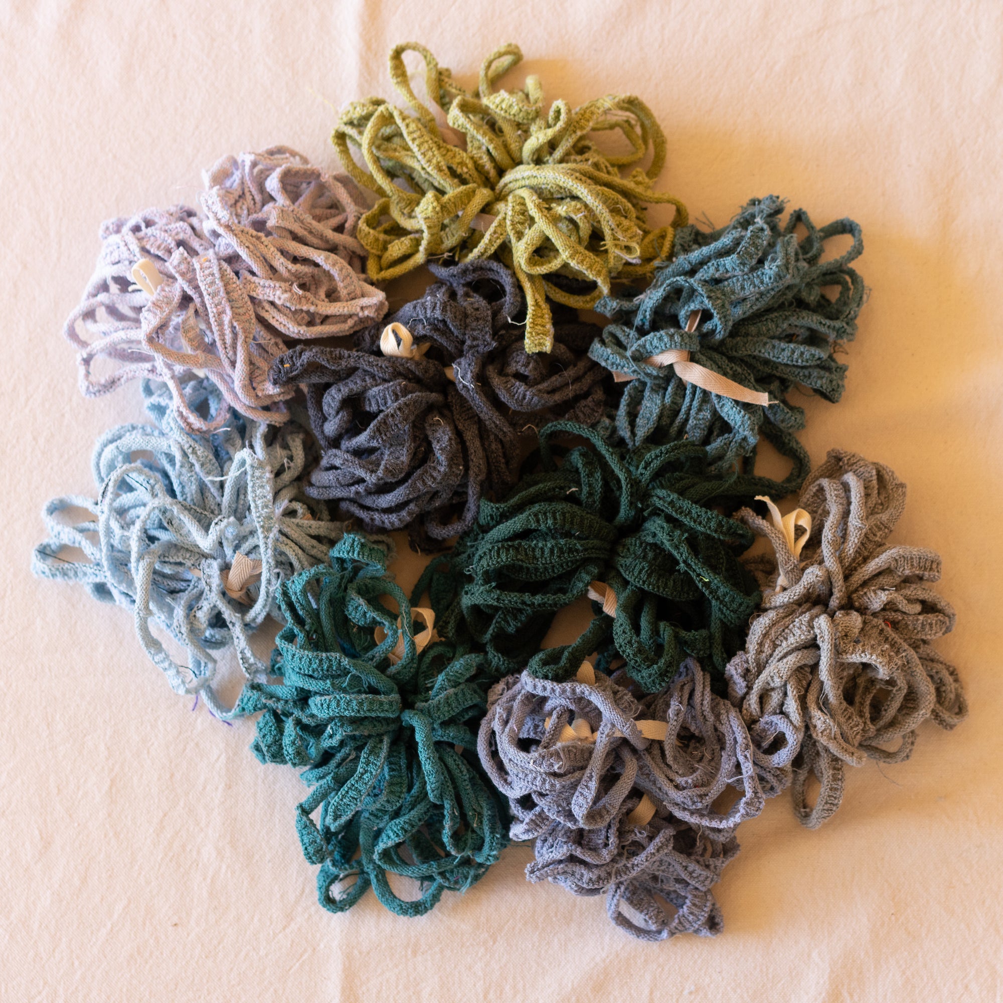Recycled Cotton Sock Fiber Weaving Loops – Kate Kilmurray